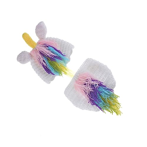 EXCEART Unicorn Kostümset aus Handgestrickter für Fotoshooting Requisiten für Jungen EXCEART Unicorn Kostümset aus Handgestrickter für Fotoshooting Requisiten für Jungen von EXCEART