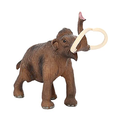 EXCEART Woolly Mammut Modell Woolly Mammut Spielzeug prähistorisches Spielzeug Miniatur Tierfigur Antike Elefant Figuren von EXCEART