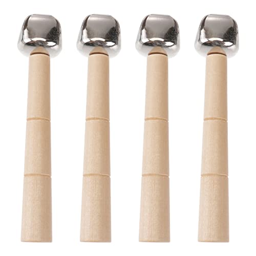 Kinder Handglocke Baby Holz Schellenstab: 4 Stücke Schellenrassel Schellen Glocken Musikinstrumente Rasseln Percussion Rhythmus Instrumente Spielzeug Weihnachten Mitgebsel Geschenke Kinder Handglocke Baby Holz Schellenstab: 4 Stücke Schellenrassel Schellen Glocken Musikinstrumente Rasseln Percussion Rhythmus Instrumente Spielzeug Weihnachten Mitgebsel Geschenke von EXCEART