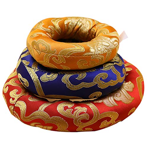 EXCEART Klangschale 3 Stück Tibetische Klangschale Kissen Klangschale Ring Buddhismus Klangschale Kissen Buddhistische Ritualinstrumente Zubeh?r Zuf?llige Farbe 8/10/ 12Cm Tibetische Klangschale EXCEART Klangschale 3 Stück Tibetische Klangschale Kissen Klangschale Ring Buddhismus Klangschale Kissen Buddhistische Ritualinstrumente Zubeh?r Zuf?llige Farbe 8/10/ 12Cm Tibetische Klangschale von EXCEART