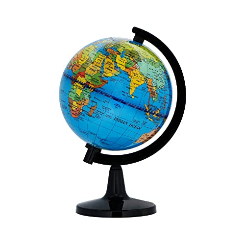 EXERZ 10cm Schülerglobus - Englische Karte - Mini Globus Bildung Drehbarer - Lehrmaterial Globen Politische Karte - Durchmesser 10cm EXERZ 10cm Schülerglobus - Englische Karte - Mini Globus Bildung Drehbarer - Lehrmaterial Globen Politische Karte - Durchmesser 10cm von EXERZ