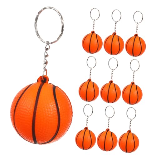 EXHUMKY 1 Satz Basketball-schlüsselanhänger Spiel Kind Basketball-partygeschenke Drinnen Jungs Mini Sport Schlüsselbund Schlüsselanhänger Orange 10 Stück EXHUMKY 1 Satz Basketball-schlüsselanhänger Spiel Kind Basketball-partygeschenke Drinnen Jungs Mini Sport Schlüsselbund Schlüsselanhänger Orange 10 Stück von EXHUMKY