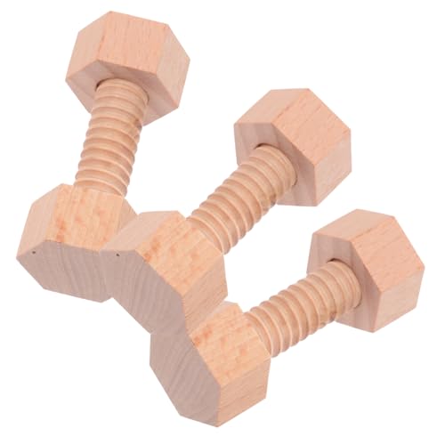 EXHUMKY 1 Satz Bausteinschrauben Bausteinspielzeug Konstruktionsspielzeug Mini Nüsse Mini-Bausteine Holzschraube Holz Nuss zum Bauen für Kleinkinder Spielzeugnüsse hölzern Khaki EXHUMKY 1 Satz Bausteinschrauben Bausteinspielzeug Konstruktionsspielzeug Mini Nüsse Mini-Bausteine Holzschraube Holz Nuss zum Bauen für Kleinkinder Spielzeugnüsse hölzern Khaki von EXHUMKY