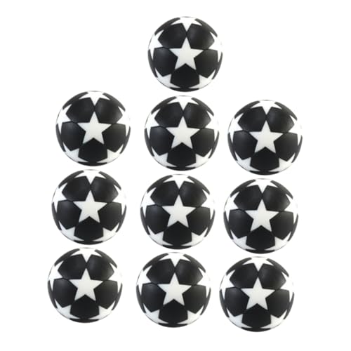 EXHUMKY 10 Stück Fußbälle Tischfußballspiel Zubehör Schwarz und Weiß für Familienspiele und Freizeitaktivitäten EXHUMKY 10 Stück Fußbälle Tischfußballspiel Zubehör Schwarz und Weiß für Familienspiele und Freizeitaktivitäten von EXHUMKY