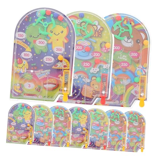 EXHUMKY 10 Stück Teiliges Kreatives Flipperspiel für Handheld Tischspielzeug Hand Augen Koordination für Interaktive Spielmomente für Schule und Partys EXHUMKY 10 Stück Teiliges Kreatives Flipperspiel für Handheld Tischspielzeug Hand Augen Koordination für Interaktive Spielmomente für Schule und Partys von EXHUMKY