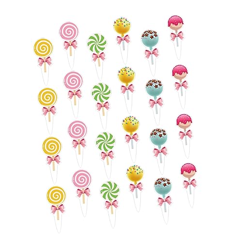 EXHUMKY 2 Sätze Kuchenstangen Geburtstagstorte Topper Tortendeko Topper Tortenaufsätze Für Geburtstage Cupcake -topper Süßigkeiten Für Dekorationen Einsätze Papier 24 Stück * 2 EXHUMKY 2 Sätze Kuchenstangen Geburtstagstorte Topper Tortendeko Topper Tortenaufsätze Für Geburtstage Cupcake -topper Süßigkeiten Für Dekorationen Einsätze Papier 24 Stück * 2 von EXHUMKY
