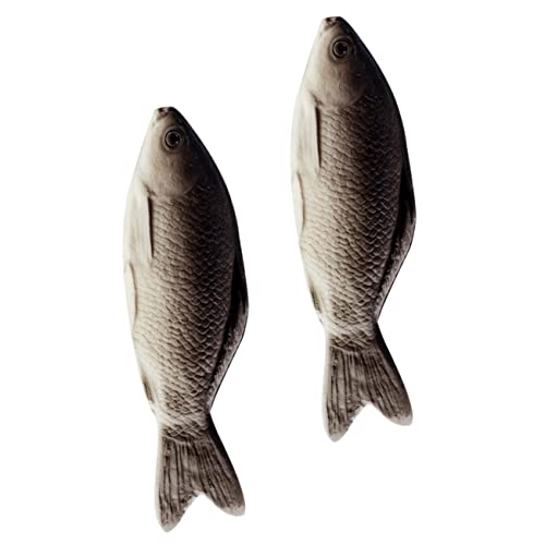 EXHUMKY 2 Stück Kissen Fischform Dekorative Plüschspielzeuge für Haustiere Simulation von Meeresfischen für Wohnkultur EXHUMKY 2 Stück Kissen Fischform Dekorative Plüschspielzeuge für Haustiere Simulation von Meeresfischen für Wohnkultur von EXHUMKY