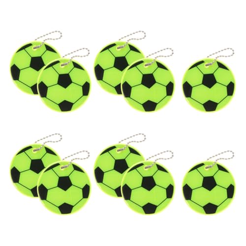 EXHUMKY 20 Stück Reflektierende Fußballanhänger Sicherheits Pendants für Schulranzen Mini Rucksack Vielseitig Einsetzbare Schlüsselanhänger Verbesserte Sichtbarkeit bei Nacht für Schüler EXHUMKY 20 Stück Reflektierende Fußballanhänger Sicherheits Pendants für Schulranzen Mini Rucksack Vielseitig Einsetzbare Schlüsselanhänger Verbesserte Sichtbarkeit bei Nacht für Schüler von EXHUMKY