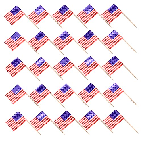 EXHUMKY 200 Stück Usa Flaggen Zahnstocher Cupcake Topper für Partydekoration Hochwertige Papierfähnchen für Geburtstagsfeiern Nationalfeiertage und Veranstaltungen EXHUMKY 200 Stück Usa Flaggen Zahnstocher Cupcake Topper für Partydekoration Hochwertige Papierfähnchen für Geburtstagsfeiern Nationalfeiertage und Veranstaltungen von EXHUMKY