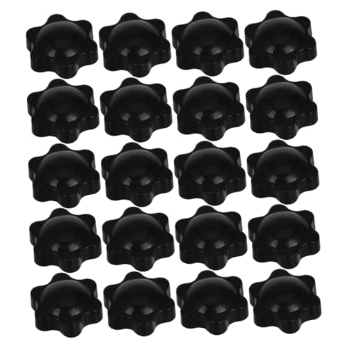 EXHUMKY 20St Torx- handrad drehknopf handwerkzeuge Monitorschrauben Gewindeknopf Griffknopf für Rasenmäher Knopfschrauben Muttern aus Kunststoff Sterne Schubladenknöpfe Plastik Black EXHUMKY 20St Torx- handrad drehknopf handwerkzeuge Monitorschrauben Gewindeknopf Griffknopf für Rasenmäher Knopfschrauben Muttern aus Kunststoff Sterne Schubladenknöpfe Plastik Black von EXHUMKY