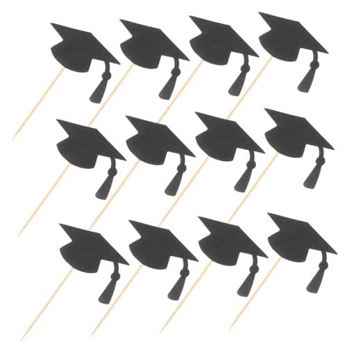 EXHUMKY 24 Stück Graduation Cap Cupcake Topper Bachelor Hut Kuchendekoration für Abschlussfeiern Vielseitige Deko für Schulveranstaltungen und Persönliche Feiern EXHUMKY 24 Stück Graduation Cap Cupcake Topper Bachelor Hut Kuchendekoration für Abschlussfeiern Vielseitige Deko für Schulveranstaltungen und Persönliche Feiern von EXHUMKY