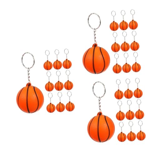EXHUMKY 3 Sätze Basketball-schlüsselanhänger Drinnen Schlüsselbunddekor Sport Basketball-partygeschenke Jungs Spiel Schlüsselbund-souvenir Schlüsselanhänger Orange 10 Stück * 3 EXHUMKY 3 Sätze Basketball-schlüsselanhänger Drinnen Schlüsselbunddekor Sport Basketball-partygeschenke Jungs Spiel Schlüsselbund-souvenir Schlüsselanhänger Orange 10 Stück * 3 von EXHUMKY