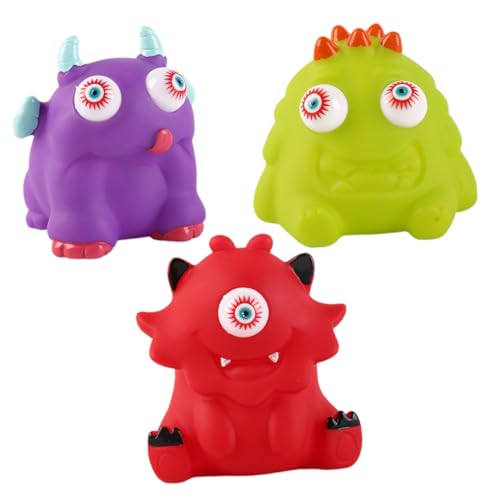 EXHUMKY 3 Stück Monster Stressabbau Quetschspielzeuge für Kindergeburtstag Lustige Antistress Bälle in Grün Rot und für Freunde und Familie EXHUMKY 3 Stück Monster Stressabbau Quetschspielzeuge für Kindergeburtstag Lustige Antistress Bälle in Grün Rot und für Freunde und Familie von EXHUMKY