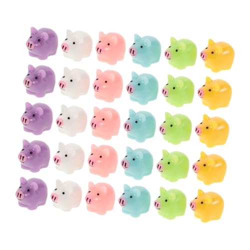 EXHUMKY 30 Stück Miniatur Schwein Figuren Teiliges Resinstatue Deko für Tisch und Garten Niedliche Tierfiguren Farben Dekorative Glücksbringer für Mikrolandschaften und Wohnraumgestaltung EXHUMKY 30 Stück Miniatur Schwein Figuren Teiliges Resinstatue Deko für Tisch und Garten Niedliche Tierfiguren Farben Dekorative Glücksbringer für Mikrolandschaften und Wohnraumgestaltung von EXHUMKY