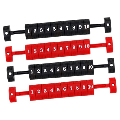 EXHUMKY 4 Stück Billard Torschütze tragbare Score-Marker Tischfußball -Torhüter Tischfußball-Scorekeeper Zwei Zählernummernmarkierungen Zahlen-Score-Zähler Tabelle Punktezähler Plastik pp EXHUMKY 4 Stück Billard Torschütze tragbare Score-Marker Tischfußball -Torhüter Tischfußball-Scorekeeper Zwei Zählernummernmarkierungen Zahlen-Score-Zähler Tabelle Punktezähler Plastik pp von EXHUMKY