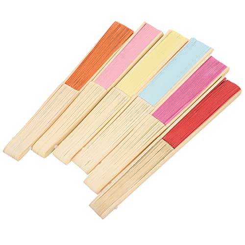 EXHUMKY 6 Stück Faltbare Diy Malpapier Fächer Bunte Bastel Fächer für Gestalten Dekoration für Partys Geburtstagsfeiern und Cosplay EXHUMKY 6 Stück Faltbare Diy Malpapier Fächer Bunte Bastel Fächer für Gestalten Dekoration für Partys Geburtstagsfeiern und Cosplay von EXHUMKY