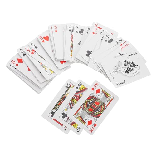EXHUMKY Braille Pokerkarten Große Spielkarten mit Brailleschrift für Blinde Erwachsene und Hilfsmittel Lernen für Sehbehinderte Gesellschaftsspiele EXHUMKY Braille Pokerkarten Große Spielkarten mit Brailleschrift für Blinde Erwachsene und Hilfsmittel Lernen für Sehbehinderte Gesellschaftsspiele von EXHUMKY
