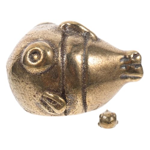 EXHUMKY Brass Animal Statue Für Tischdekoration Vintage Messing Fischfigur Kreative Feng Shui Aquarium Dekoration Für Home Office Und Einzigartiges Für EXHUMKY Brass Animal Statue Für Tischdekoration Vintage Messing Fischfigur Kreative Feng Shui Aquarium Dekoration Für Home Office Und Einzigartiges Für von EXHUMKY