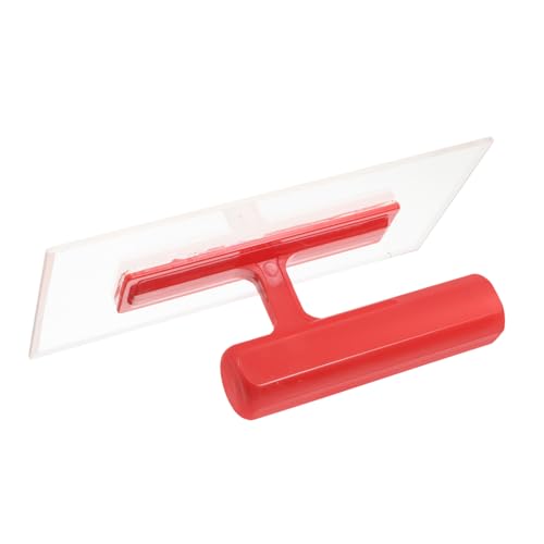 EXHUMKY Strukturiertes Farbmesser Kelle beenden Gipskelle Polierkelle Glättkelle für Beton Ecken mit Einer Glättkelle bearbeiten Gipswerkzeuge Kunst Fliesenwerkzeuge Pool Kelle Acryl rot EXHUMKY Strukturiertes Farbmesser Kelle beenden Gipskelle Polierkelle Glättkelle für Beton Ecken mit Einer Glättkelle bearbeiten Gipswerkzeuge Kunst Fliesenwerkzeuge Pool Kelle Acryl rot von EXHUMKY