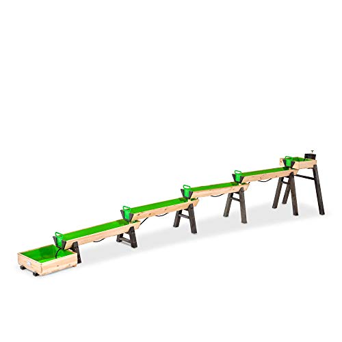EXIT AquaFlow Wasserbahn Mega-Set - Wasser-Spielbahn mit Schleusen - Inklusive Wasserpumpe - Für Kinder - Nachhaltig 100% FSC Zedernholz - Extra Lang - 475x93x88cm EXIT AquaFlow Wasserbahn Mega-Set - Wasser-Spielbahn mit Schleusen - Inklusive Wasserpumpe - Für Kinder - Nachhaltig 100% FSC Zedernholz - Extra Lang - 475x93x88cm von EXIT TOYS