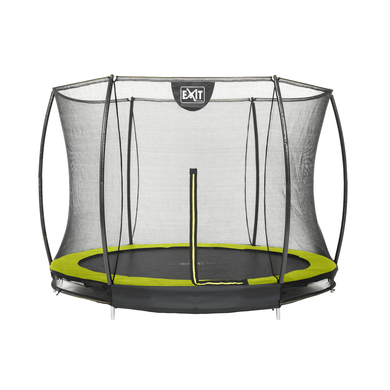 EXIT Bodentrampolin Silhouette ø244cm mit Sicherheitsnetz - grün von EXIT Toys