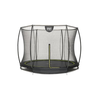 EXIT Bodentrampolin Silhouette ø305 cm mit Sicherheitsnetz - schwarz von EXIT TOYS