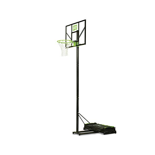 EXIT | Comet Versetzbarer Basketballkorb - Auf Rädern - grün/schwarz - Inkl. Basketballring und Netz von EXIT TOYS