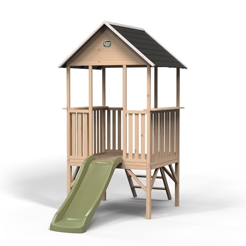 EXIT Panorama 300 Holzspielhaus mit Rutsche von EXIT TOYS