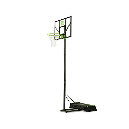 EXIT Toys Comet Versetzbares Basketballbrett auf Rädern mit Dunkring - Inklusive Dunkring und Netz - Backboard in 6 Höhen Verstellbar - Basketball für Kinder und Erwachsene - Grün/Schwarz EXIT Toys Comet Versetzbares Basketballbrett auf Rädern mit Dunkring - Inklusive Dunkring und Netz - Backboard in 6 Höhen Verstellbar - Basketball für Kinder und Erwachsene - Grün/Schwarz von EXIT TOYS
