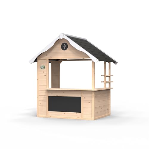 EXIT Toys Hika Holzspielhaus für Draußen - Mit Rollenspieldrehrad mit 8 Themen, Kreidetafel, Briefkasten - Gartenhaus aus Holz für Kinder - Ab 2 Jahren - 100% FSC-Zedernholz - 111x140x155cm EXIT Toys Hika Holzspielhaus für Draußen - Mit Rollenspieldrehrad mit 8 Themen, Kreidetafel, Briefkasten - Gartenhaus aus Holz für Kinder - Ab 2 Jahren - 100% FSC-Zedernholz - 111x140x155cm von EXIT TOYS
