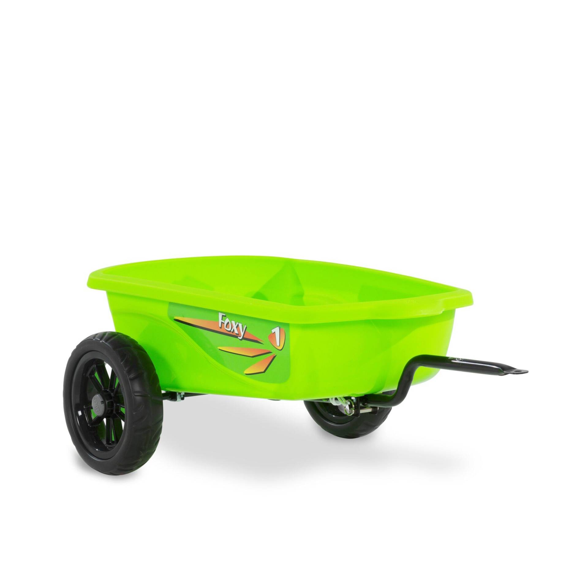 EXIT Tretauto Foxy Go-Kart Anhänger, Grün von EXIT