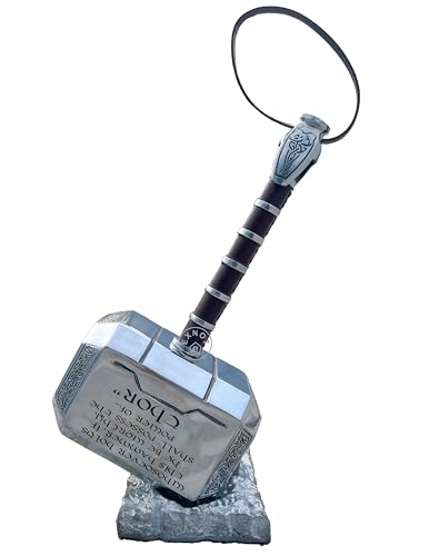 Thor Mjolnir Hammer Replika, 1:1 Maßstab Sammlerstück, Metallkonstruktion mit Displaybasis, Cosplay Prop Thor Mjolnir Hammer Replika, 1:1 Maßstab Sammlerstück, Metallkonstruktion mit Displaybasis, Cosplay Prop von EXNOT