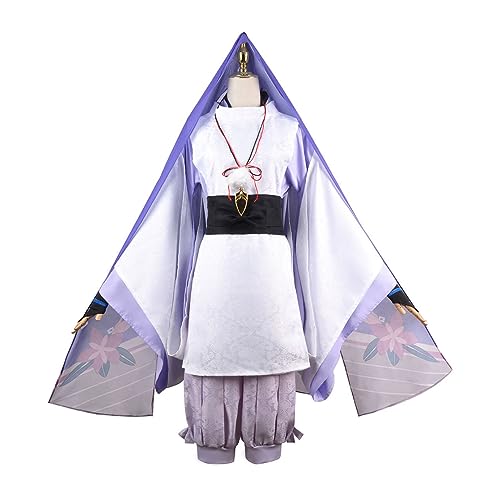 EXOTUF Scaramouche Kunikuzushi Cosplay Kostüm Spiel Unisex Umhang Obdachlose Uniform,Set-XS EXOTUF Scaramouche Kunikuzushi Cosplay Kostüm Spiel Unisex Umhang Obdachlose Uniform,Set-XS von EXOTUF