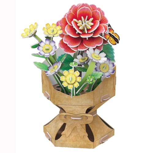 EXPLORA - Blumenstrauß Kamelie - 3D-Puzzles - 540502-109 Teile - Ohne Kleber oder Schere - Lehrreich - Konstruktionsspiel - Kindergeschenk - Modell - Lehrreich und Unterhaltsam - Ab 8 Jahren EXPLORA - Blumenstrauß Kamelie - 3D-Puzzles - 540502-109 Teile - Ohne Kleber oder Schere - Lehrreich - Konstruktionsspiel - Kindergeschenk - Modell - Lehrreich und Unterhaltsam - Ab 8 Jahren von EXPLORA