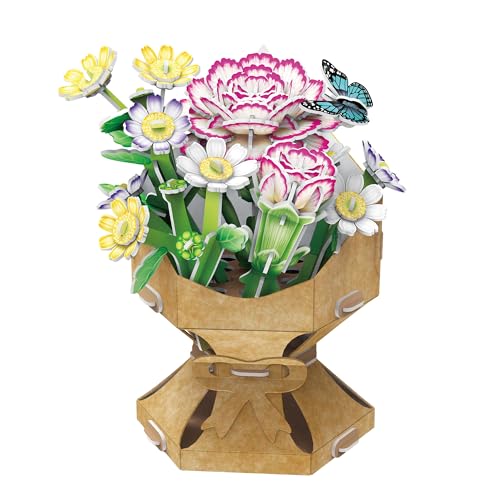 EXPLORA - Blumenstrauß Nelke - 3D-Puzzles - 540500-134 Teile - Ohne Kleber oder Schere - Pädagogisch - Konstruktionsspiel - Kindergeschenk - Modell - Pädagogisch und Unterhaltsam - Ab 8 Jahren EXPLORA - Blumenstrauß Nelke - 3D-Puzzles - 540500-134 Teile - Ohne Kleber oder Schere - Pädagogisch - Konstruktionsspiel - Kindergeschenk - Modell - Pädagogisch und Unterhaltsam - Ab 8 Jahren von EXPLORA
