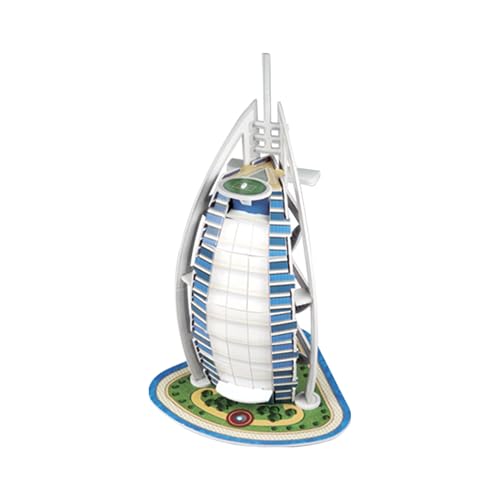 EXPLORA - Burj Al Arab - 3D-Puzzles - 540018-17 Teile - Denkmal - Stufe 2 - Ohne Kleber oder Schere - Lehrreich - Vereinigte Arabische Emirate - Konstruktionsspiel - Geschenk - Modell - Ab 5 Jahren EXPLORA - Burj Al Arab - 3D-Puzzles - 540018-17 Teile - Denkmal - Stufe 2 - Ohne Kleber oder Schere - Lehrreich - Vereinigte Arabische Emirate - Konstruktionsspiel - Geschenk - Modell - Ab 5 Jahren von EXPLORA