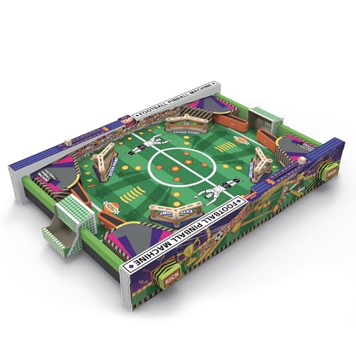 EXPLORA - Flipper-Fußball zum Bauen - 91 Teile - 3D-Modell - Spielstation - 540083 - DIY - Ohne Kleber oder Schere - Konstruktionsspiel - Fußball - Geschenk - 2 Spieler - Ab 8 Jahren von EXPLORA