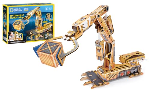 EXPLORA - Hydraulischer Roboterarm zum Bauen - 168 Teile - 3D-Modell - 540222 - DIY - Ohne Kleber oder Schere - Konstruktionsspiel - Geschenke - Lizenz National Geographic - Ab 8 Jahren EXPLORA - Hydraulischer Roboterarm zum Bauen - 168 Teile - 3D-Modell - 540222 - DIY - Ohne Kleber oder Schere - Konstruktionsspiel - Geschenke - Lizenz National Geographic - Ab 8 Jahren von EXPLORA