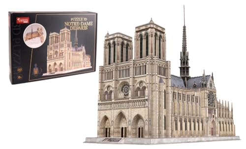 EXPLORA - Notre Dame De Paris - 3D-Puzzle - 540040-293 Teile - Historisches Denkmal - Level 10 - Ohne Kleber oder Schere - Bildung - Paris - Bauspiel - Modell - Ab 8 Jahren von EXPLORA SCIENCES