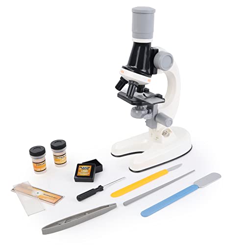 EXPLORA - Optisches Mikroskop - Wissenschaftliches Experiment - 546032-10 Teile - Zellstudie - Biologie - Entdeckungsset - Kinderspiel - Wissenschaftlich - Ab 6 Jahren von EXPLORA