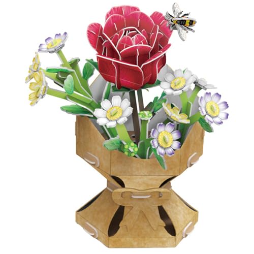 EXPLORA - Rosa Blumenstrauß - 3D-Puzzles - 540501-120 Teile - Ohne Kleber oder Schere - Pädagogisch - Konstruktionsspiel - Kindergeschenk - Modell - Pädagogisch und Unterhaltsam - Ab 8 Jahren EXPLORA - Rosa Blumenstrauß - 3D-Puzzles - 540501-120 Teile - Ohne Kleber oder Schere - Pädagogisch - Konstruktionsspiel - Kindergeschenk - Modell - Pädagogisch und Unterhaltsam - Ab 8 Jahren von EXPLORA