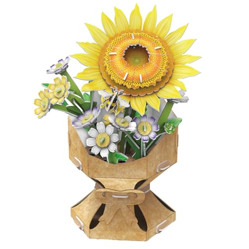 EXPLORA - Sonnenblumenstrauß - 3D-Puzzles - 540503-102 Teile - Ohne Kleber oder Schere - Pädagogisch - Konstruktionsspiel - Kindergeschenk - Modell - Lehrreich und Unterhaltsam - Ab 8 Jahren EXPLORA - Sonnenblumenstrauß - 3D-Puzzles - 540503-102 Teile - Ohne Kleber oder Schere - Pädagogisch - Konstruktionsspiel - Kindergeschenk - Modell - Lehrreich und Unterhaltsam - Ab 8 Jahren von EXPLORA