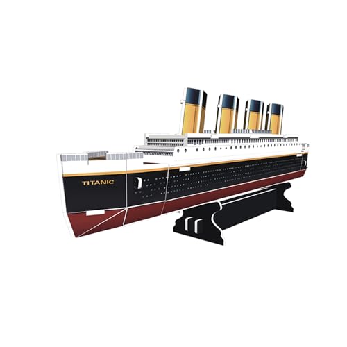 EXPLORA - Titanic-Schiff - 3D-Puzzles - 540017-22 Teile - Stufe 2 - Ohne Kleber oder Schere - Pädagogisch - Konstruktionsspiel - Kindergeschenk - Modell - Pädagogisch und Unterhaltsam - Ab 5 Jahren EXPLORA - Titanic-Schiff - 3D-Puzzles - 540017-22 Teile - Stufe 2 - Ohne Kleber oder Schere - Pädagogisch - Konstruktionsspiel - Kindergeschenk - Modell - Pädagogisch und Unterhaltsam - Ab 5 Jahren von EXPLORA