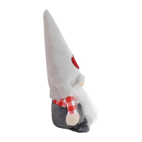 Facelessed Spielzeug Valentinstag Dekoration mit weicher Berührung für Zuhause und Party Dekoration Liebe Ausdruck Figur Urlaub Enhancer Spielzeug von EXQIOUR