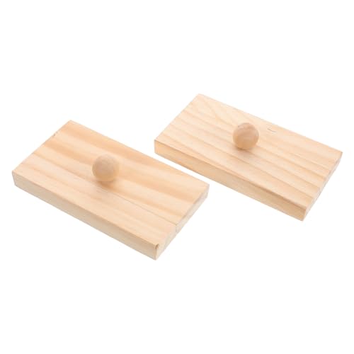 EXQUIMEUBLE 1 Paar Holz Schlaginstrument für Sandblock von Musikbildung und Rhythmusentwicklung für Kleine Musiker EXQUIMEUBLE 1 Paar Holz Schlaginstrument für Sandblock von Musikbildung und Rhythmusentwicklung für Kleine Musiker von EXQUIMEUBLE