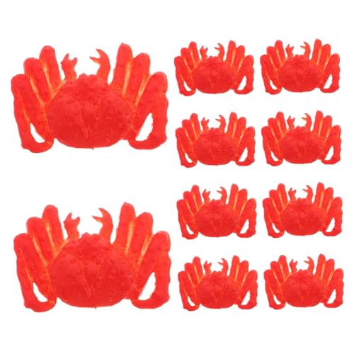 EXQUIMEUBLE 10 Stück Teiliges Realistische Krabbenfiguren aus Dekoration für Essen und Fotos Pädagogisches für Lebensechte Meerestiere für Lernzwecke EXQUIMEUBLE 10 Stück Teiliges Realistische Krabbenfiguren aus Dekoration für Essen und Fotos Pädagogisches für Lebensechte Meerestiere für Lernzwecke von EXQUIMEUBLE
