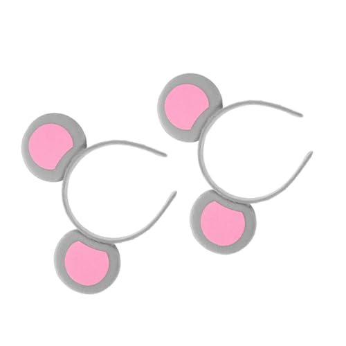 EXQUIMEUBLE 2 Stück Mausohren Haarreif Niedlich Leichtes Mouse Cosplay Stirnband für Party Karneval Maskerade und Kostüm Zubehör EXQUIMEUBLE 2 Stück Mausohren Haarreif Niedlich Leichtes Mouse Cosplay Stirnband für Party Karneval Maskerade und Kostüm Zubehör von EXQUIMEUBLE