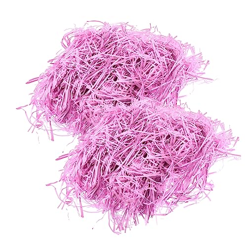 EXQUIMEUBLE 2Packungen Füllung aus Raffia Dekoratives Zerrissenes Papier Purpurrot für Geschenkverpackung Hochzeitsboxen und DIY Dekorationsprojekte EXQUIMEUBLE 2Packungen Füllung aus Raffia Dekoratives Zerrissenes Papier Purpurrot für Geschenkverpackung Hochzeitsboxen und DIY Dekorationsprojekte von EXQUIMEUBLE