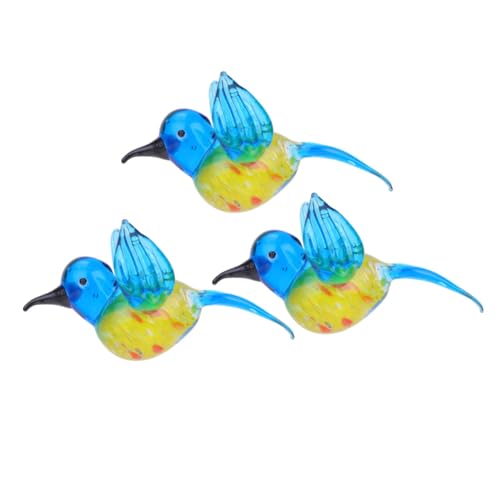 EXQUIMEUBLE 3stücke Teiliges Farbige Glas-Hummingbird-Figuren Als Tischdeko Kreative Und Fensterverzierung Für Weihnachten Geburtstagsfeiern Und Feste Langlebig Und Lebendig EXQUIMEUBLE 3stücke Teiliges Farbige Glas-Hummingbird-Figuren Als Tischdeko Kreative Und Fensterverzierung Für Weihnachten Geburtstagsfeiern Und Feste Langlebig Und Lebendig von EXQUIMEUBLE