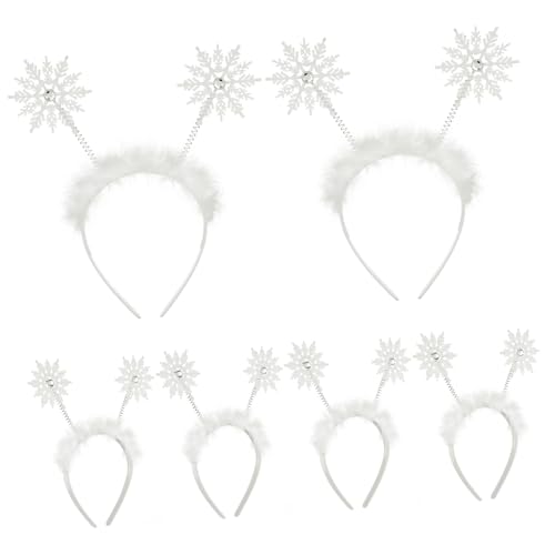 EXQUIMEUBLE 6 Stück Teiliges Weihnachts Haarband Schneeflocken Haarreif für Accessoire für Weihnachtsfeiern Kostüme und Fotomotive EXQUIMEUBLE 6 Stück Teiliges Weihnachts Haarband Schneeflocken Haarreif für Accessoire für Weihnachtsfeiern Kostüme und Fotomotive von EXQUIMEUBLE